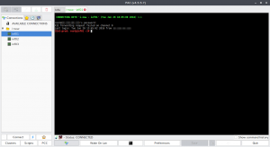 Alternative SSH clients: Screenshot of PAC Manager's main screen