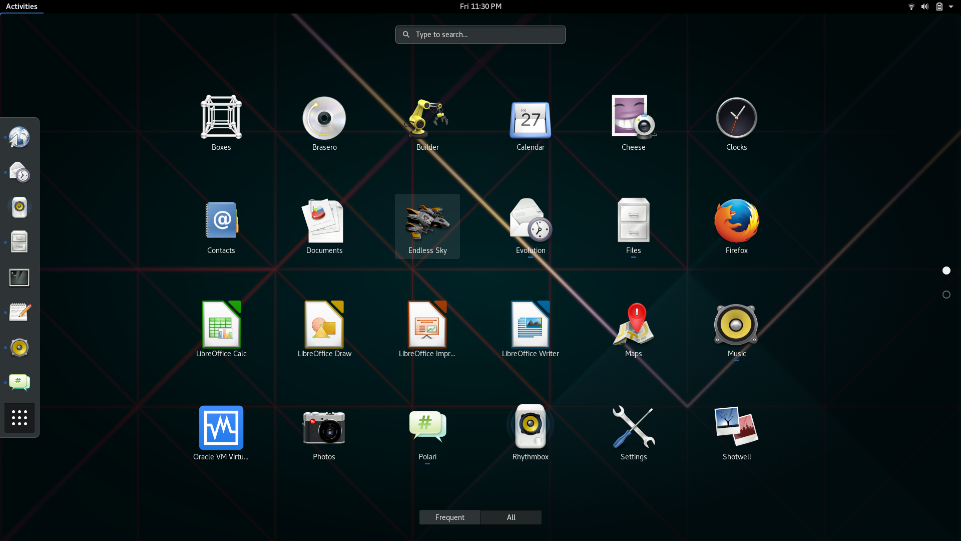 Endless Sky as a desktop app in Fedora GNOME