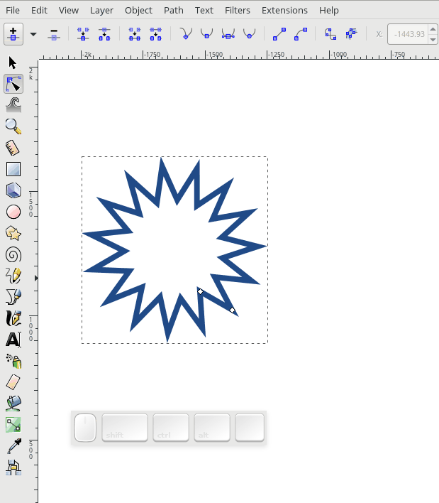 inkscape create vector object from image