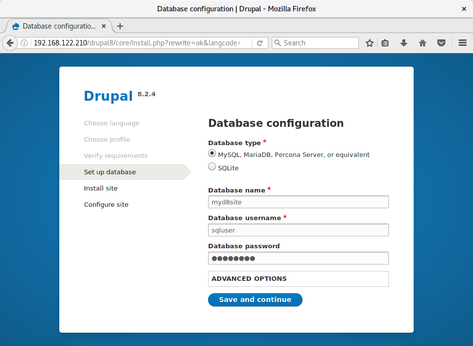 install drupal